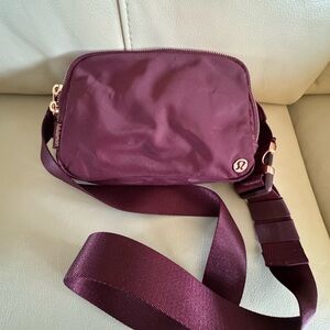 lululemon athletica Deep Burgundy Crossbody Bag